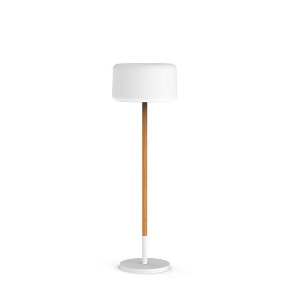 Lampadaire LED extérieur solaire changeant de couleur 155 cm dimmable