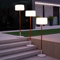Lampadaire LED extérieur solaire changeant de...