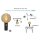 Suspension LED extérieure avec accu Télécommande gradable IP54