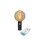 Suspension LED Batterie Variateur Télécommande IP54 2200 K Noir