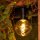 Suspension LED Batterie Variateur Télécommande IP54 2200 K Noir