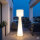 Lampadaire LED 170 cm IP65 6000 K extérieur Fiche Câble