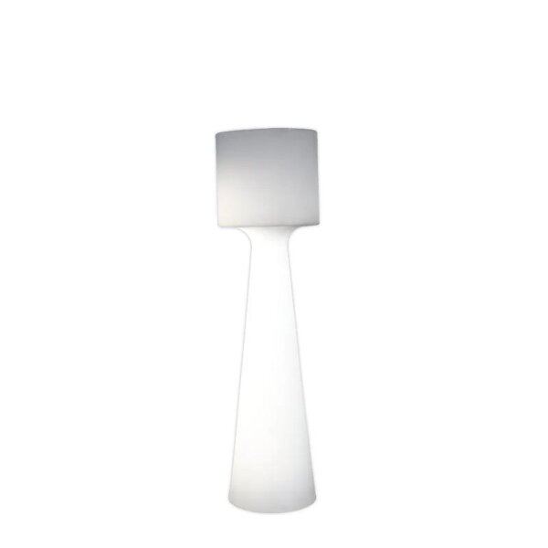 Lampadaire LED extérieur Batterie Variateur de couleurs RGBW IP65 170 cm