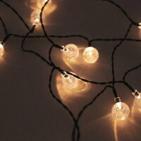 Guirlande lumineuse LED extérieure solaire IP44...