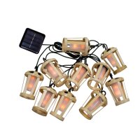 Guirlande lumineuse solaire LED 5m de long IP44 2000 K...