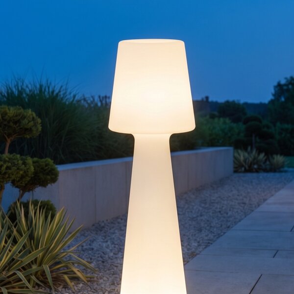 Lampadaire LED extérieur 110 cm IP65 Fiche Câble 2700 K