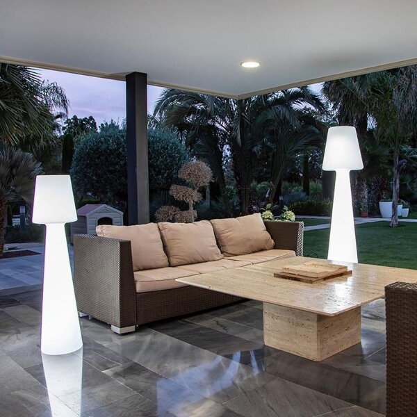 Lampadaire LED extérieur 110 cm avec fiche Câble IP65 6000K