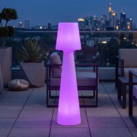 Lampadaire LED extérieur 110 cm IP65 Batterie...