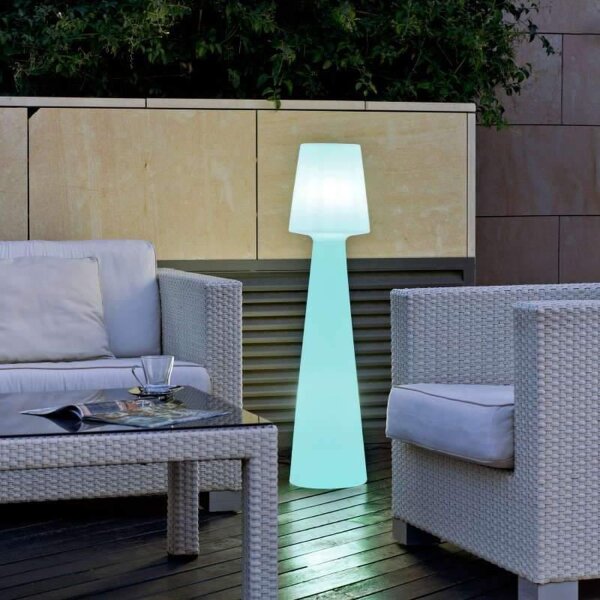 Lampadaire LED Outdoor Akku Dimmer 165 cm IP65 Changement de couleur RGBW