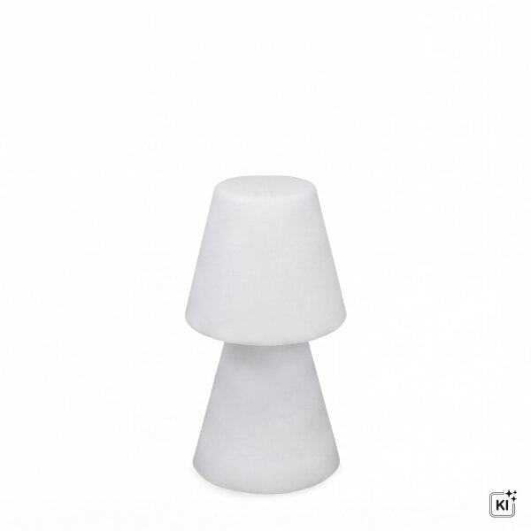 Lampe de table extérieure 45 cm IP65 Blanc E27 Fiche Câble 6000K