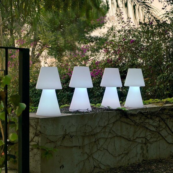 Lampe de table LED extérieure sans fil 45 cm changement de couleur variateur IP65