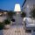 Lampadaire LED solaire 119cm changement de couleur laiton blanc IP65