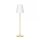 Lampadaire LED solaire 119cm changement de couleur laiton blanc IP65