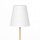 Lampadaire LED solaire 119cm changement de couleur laiton blanc IP65