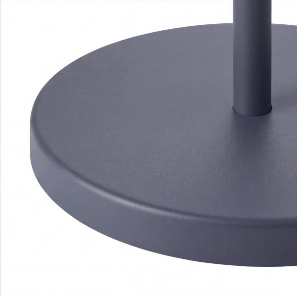 Lampadaire LED extérieur 177 cm Variateur 3000-6500 K Gris Blanc