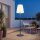 Lampadaire LED extérieur 177 cm Variateur 3000-6500 K Gris Blanc
