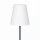 Lampadaire LED extérieur 177 cm Variateur 3000-6500 K Gris Blanc