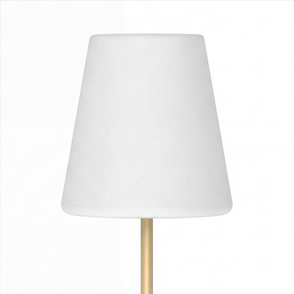 Lampe dextérieur LED solaire 177 cm laiton blanc IP65