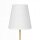 Lampe dextérieur LED solaire 177 cm laiton blanc IP65