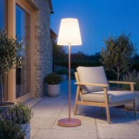 Lampadaire solaire LED 177 cm changement de couleur rose...