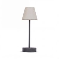 Lampe de table LED Anthracite sans fil 32cm IP65 IP44...