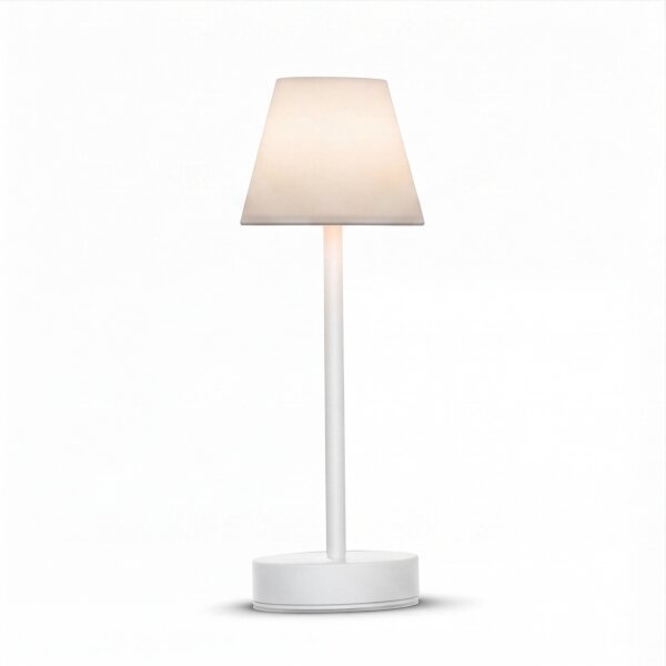 Lampe de table LED sans fil Touch Dimmer 32 cm IP44 blanc 4000K