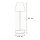 Lampe de table LED sans fil Touch Dimmer 32 cm IP44 blanc 4000K