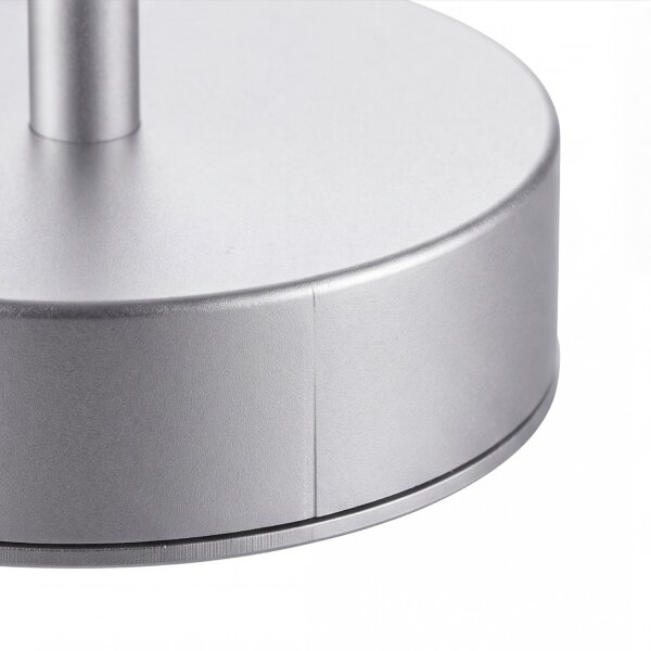 Lampe de table LED extérieure sans fil 32 cm Touch Dimmer Gris Blanc