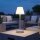 Lampe de table LED extérieure sans fil 32 cm Touch Dimmer Gris Blanc