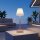 Lampe de table LED portable Touch Dimmer 32cm IP44 en laiton blanc