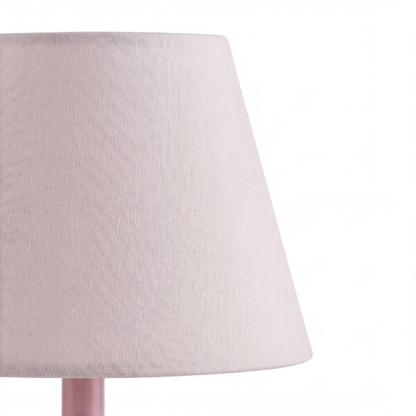 Lampe de table LED sans fil Touch Dimmer 32 cm IP44 rose blanc