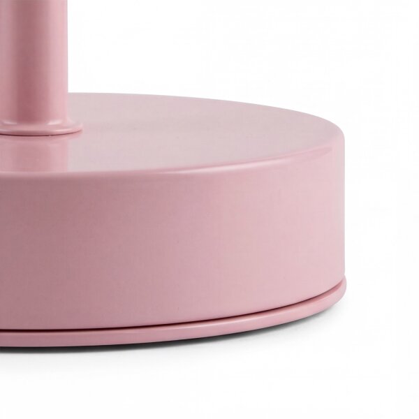 Lampe de table LED sans fil Touch Dimmer 32 cm IP44 rose blanc