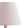 Lampe de table LED sans fil Touch Dimmer 32 cm IP44 rose blanc