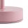 Lampe de table LED sans fil Touch Dimmer 32 cm IP44 rose blanc