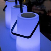 Lampe de table LED avec haut-parleur et variateur de couleur