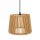 Lampe à suspendre dextérieur Abat-jour en bois E27 IP44 Ø 39 cm YOKKA