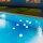 Lampe de piscine LED sans perçage Changement de couleur dimmable IP68 Ø 12 cm