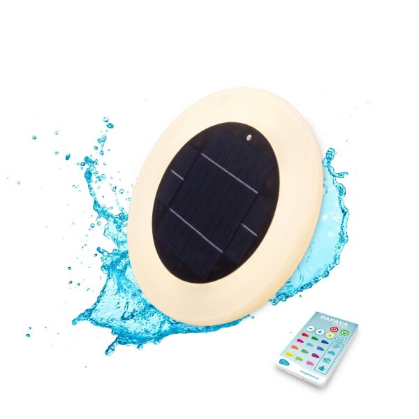 Lampe de piscine solaire LED changeant de couleur IP68 Ø 29 cm sans fil