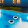 Lampe de piscine solaire LED changeant de couleur IP68 Ø 29 cm sans fil