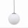 Lampe LED à suspendre à lextérieur IP44 Ø 25 cm Blanc Boule 3000-6500 K