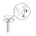 Lampe LED à suspendre à lextérieur IP44 Ø 25 cm Blanc Boule 3000-6500 K