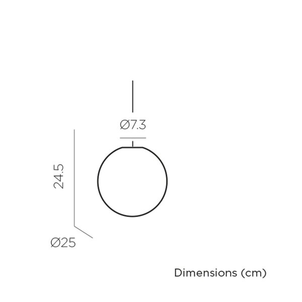 Lampe LED à suspendre à lextérieur sans fil Variateur de couleur Changement de couleur Ø 25 cm IP54