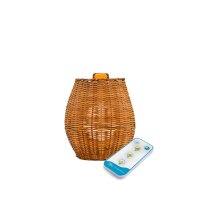 Lampe dextérieur LED Accu Rattan H : 24,5 cm sans...