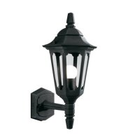 Applique murale noire aluminium IP43 Rustique...