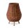 Lampe de table LED sans fil Rattan Akku IP54 H : 32,5 cm dimmable