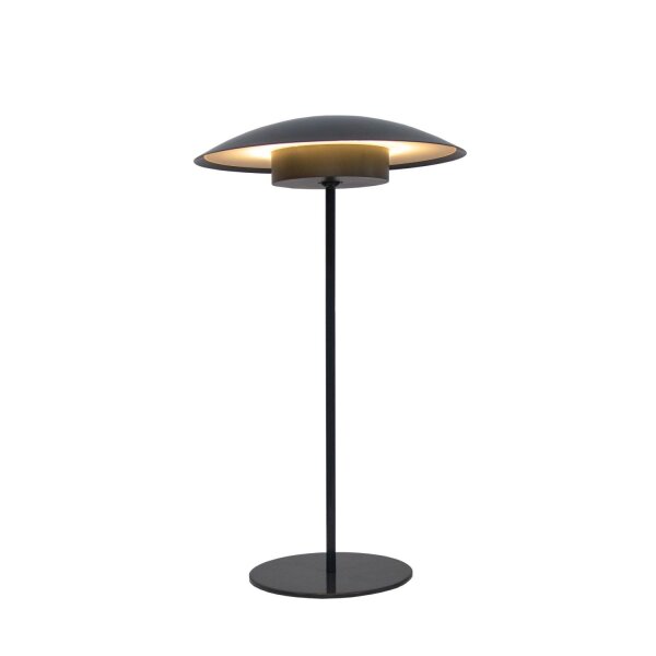 Lampe de table LED Akku Touch 40 cm IP44 Anthracite extérieur portable