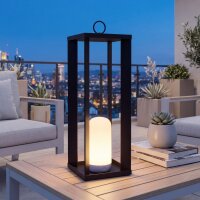Lampe de jardin LED Akku Dimmer H : 50 cm IP54 sans fil