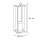 Lampe de jardin LED Akku Dimmer H : 50 cm IP54 sans fil