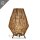 Lampe de table en rotin H : 72 cm E27 grand trépied Boho
