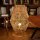 Lampe de table en rotin H : 72 cm E27 grand trépied Boho